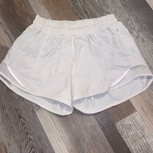 White lululemon shorts! Length- 2.5  Size- 2